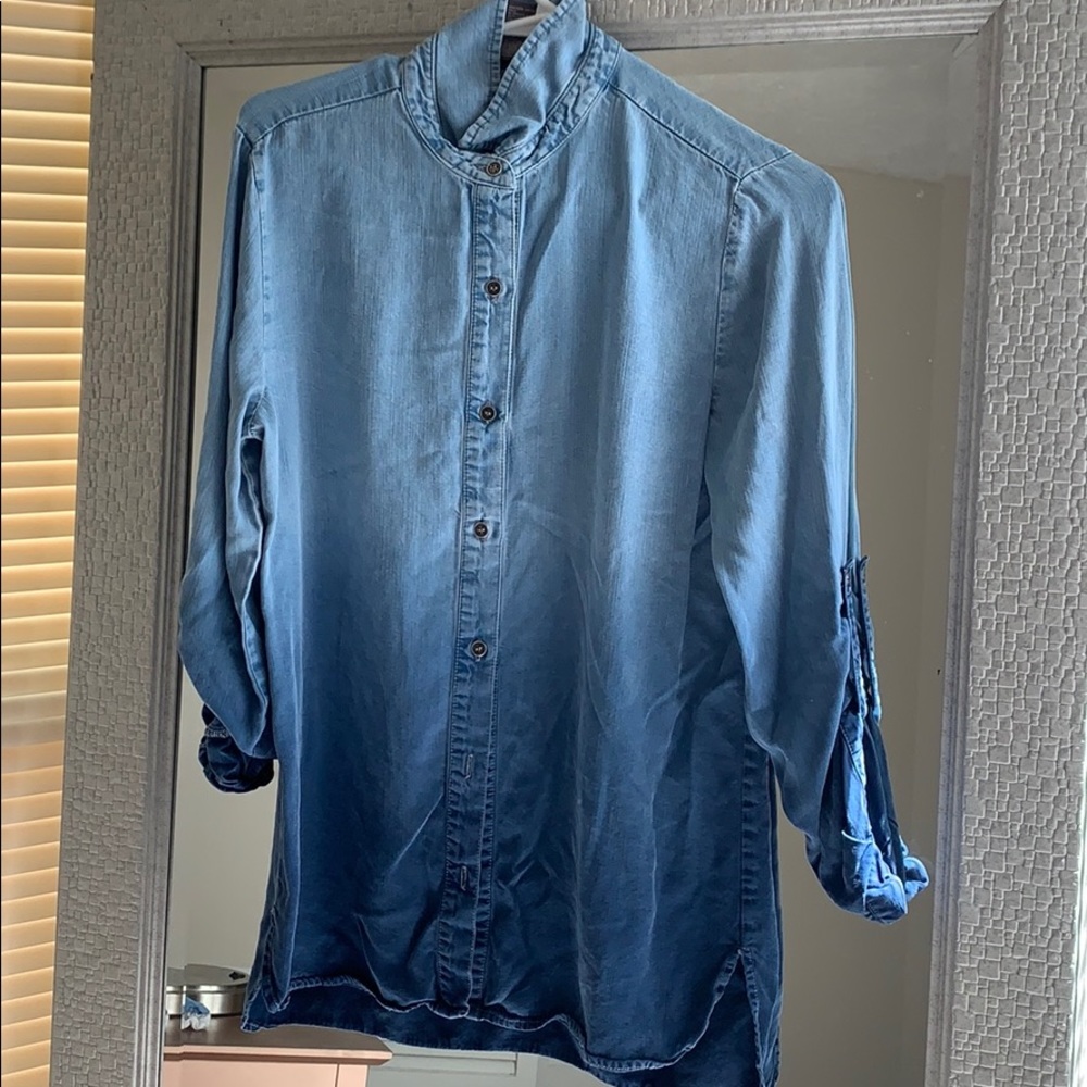 Blue jean top